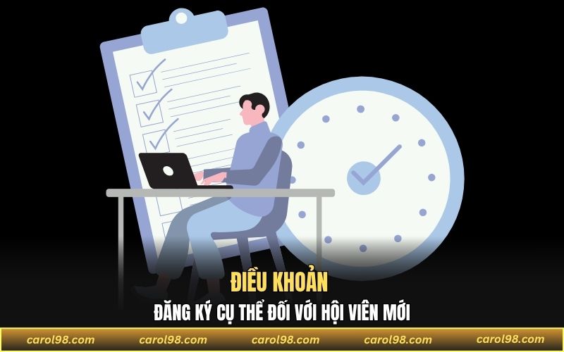 Điều khoản đăng ký cụ thể đối với hội viên mới