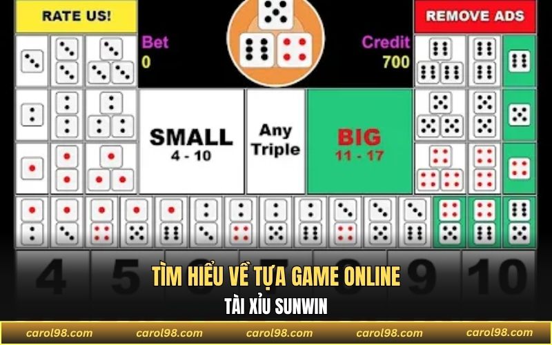 Đôi nét về game Tài Xỉu Sunwin
