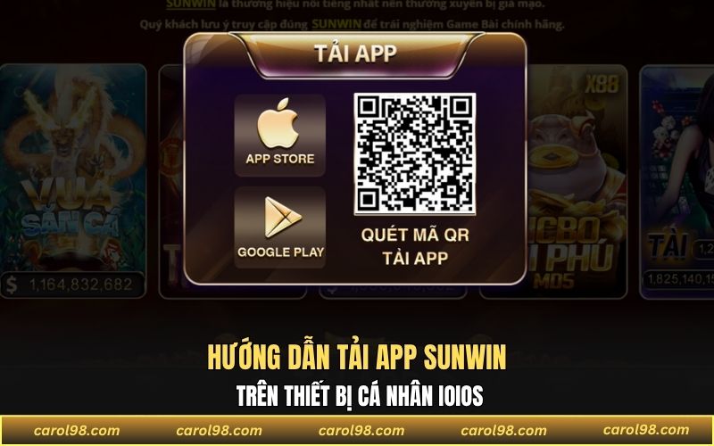 Hướng dẫn tải app SUNWIN trên thiết bị cá nhân iOS
