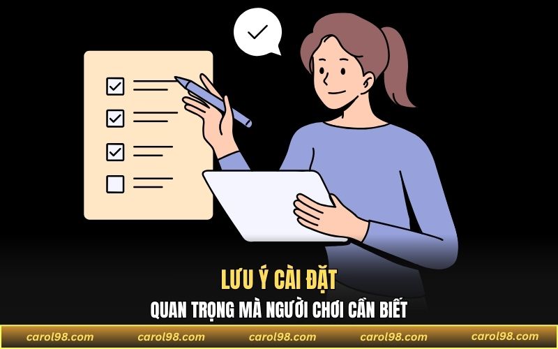 Lưu ý quan trọng giúp đảm bảo thực hiện thành công
