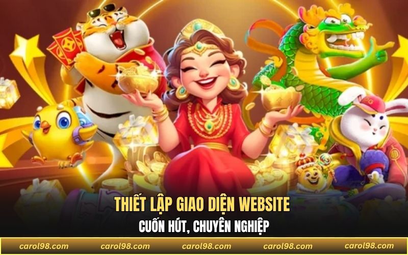 Thiết lập giao diện website cuốn hút, chuyên nghiệp
